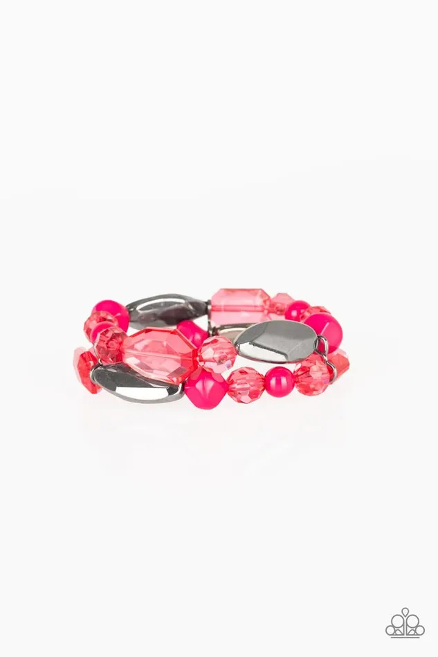 Paparazzi Jewelry Bracelets Paparazzi Bracelet Rockin Rock Candy Pink Paparazzi Jewelry Bracelets Paparazzi Bracelet Rockin Rock Candy Pink