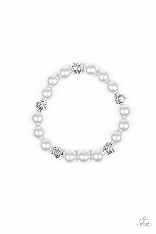Paparazzi Jewelry Bracelets Paparazzi Bracelet Rosy Radiance Silver
