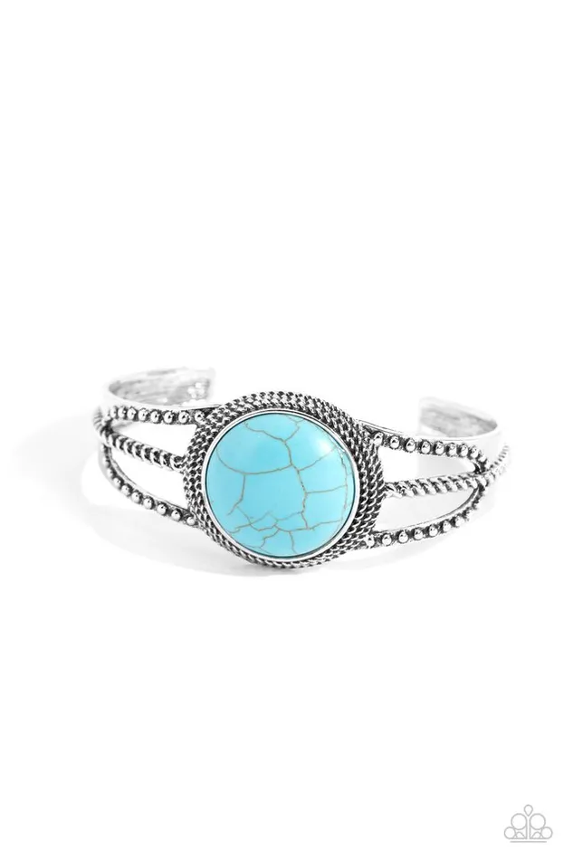 Paparazzi Jewelry Bracelets Paparazzi Bracelet Sandstone Sojourn Blue Paparazzi Jewelry Bracelets Paparazzi Bracelet Sandstone Sojourn Blue