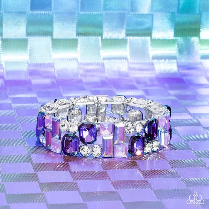 Paparazzi Jewelry Bracelets Paparazzi Bracelet Scattered Showcase Purple Paparazzi Jewelry Bracelets Paparazzi Bracelet Scattered Showcase Purple
