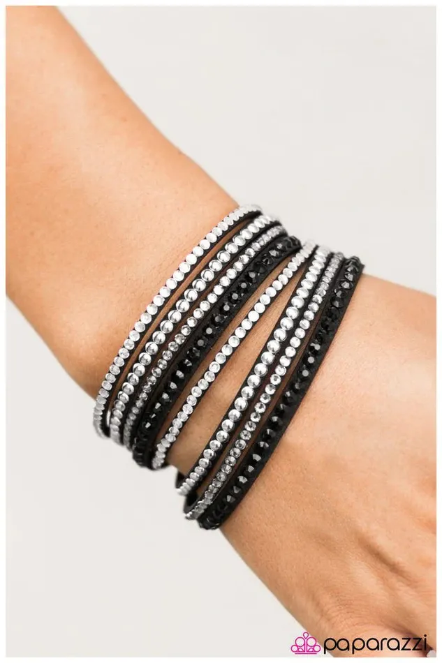 Paparazzi Jewelry Bracelets Paparazzi Bracelet Strong is the New Beautiful Black