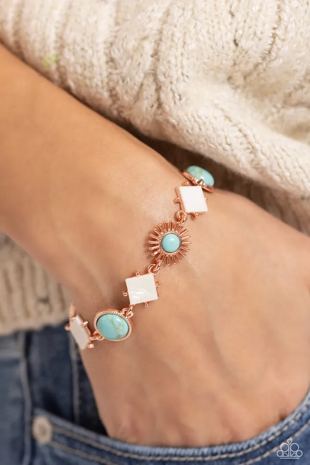 Paparazzi Jewelry Bracelets Paparazzi Bracelet Sunburst Splendor Copper