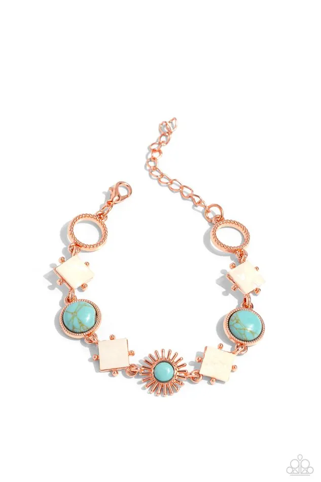 Paparazzi Jewelry Bracelets Paparazzi Bracelet Sunburst Splendor Copper Paparazzi Jewelry Bracelets Paparazzi Bracelet Sunburst Splendor Copper