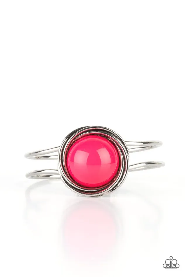 Paparazzi Jewelry Bracelets Paparazzi Bracelet Take It From The POP Pink Paparazzi Jewelry Bracelets Paparazzi Bracelet Take It From The POP Pink