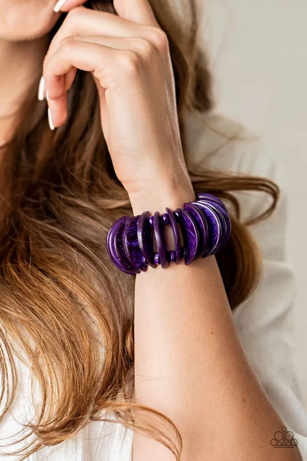 Paparazzi Jewelry Bracelets Paparazzi Bracelet Tropical Tiki Bar Purple
