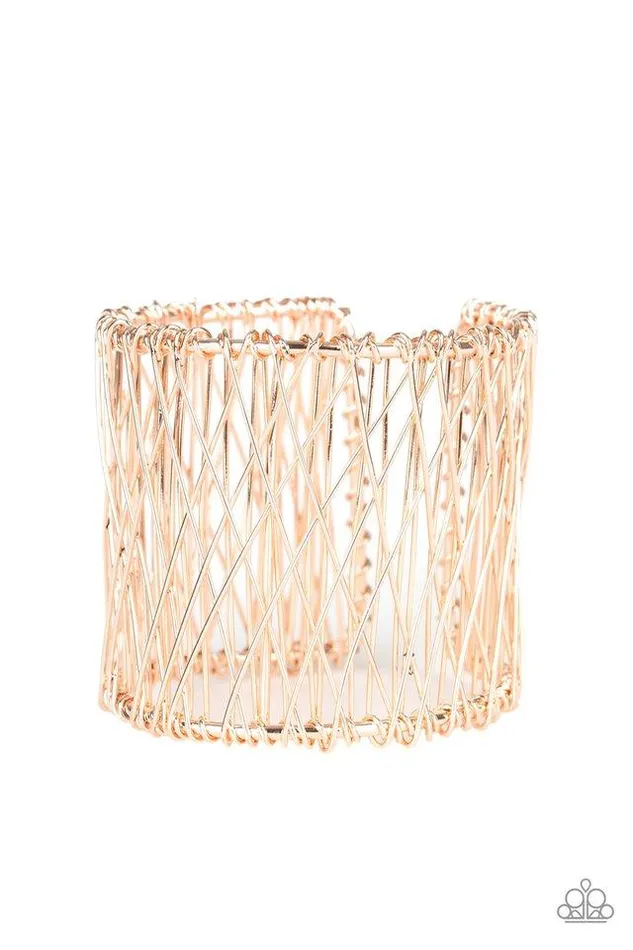 Paparazzi Jewelry Bracelets Paparazzi Bracelet Work For WIRE Rose Gold