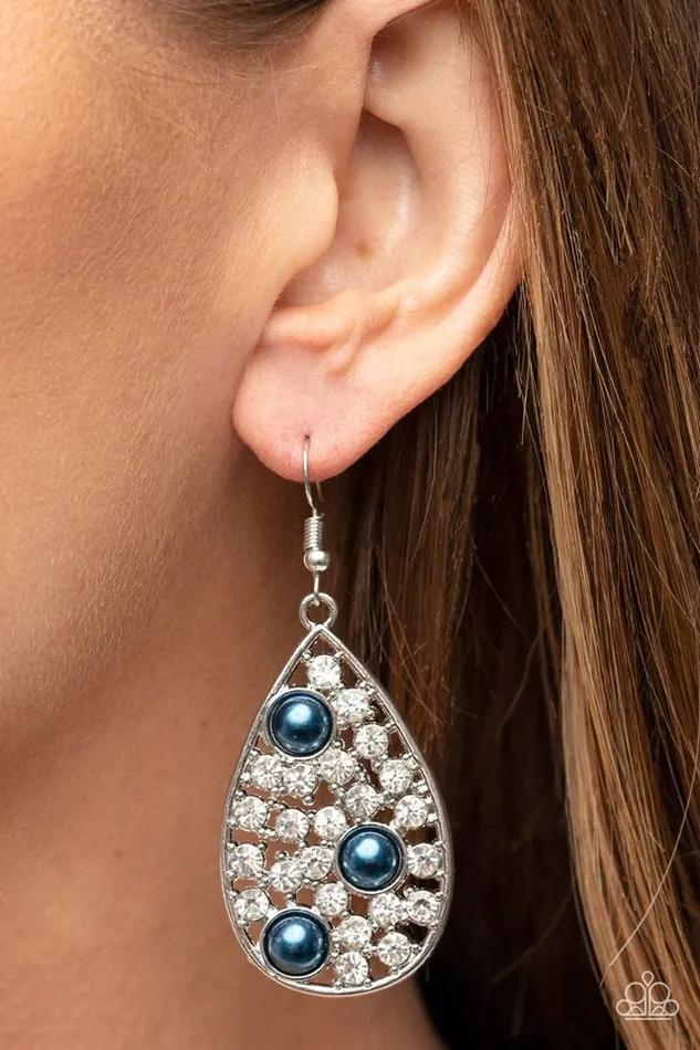 Paparazzi Jewelry Earrings Paparazzi Earring Bauble Burst Blue