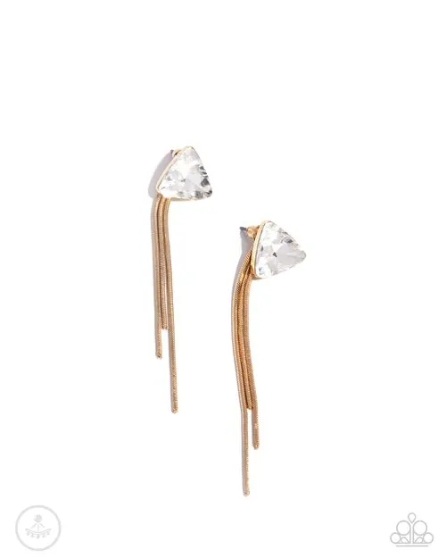 Paparazzi Jewelry Earrings Paparazzi Earring Candescent Class Gold Paparazzi Jewelry Earrings Paparazzi Earring Candescent Class Gold
