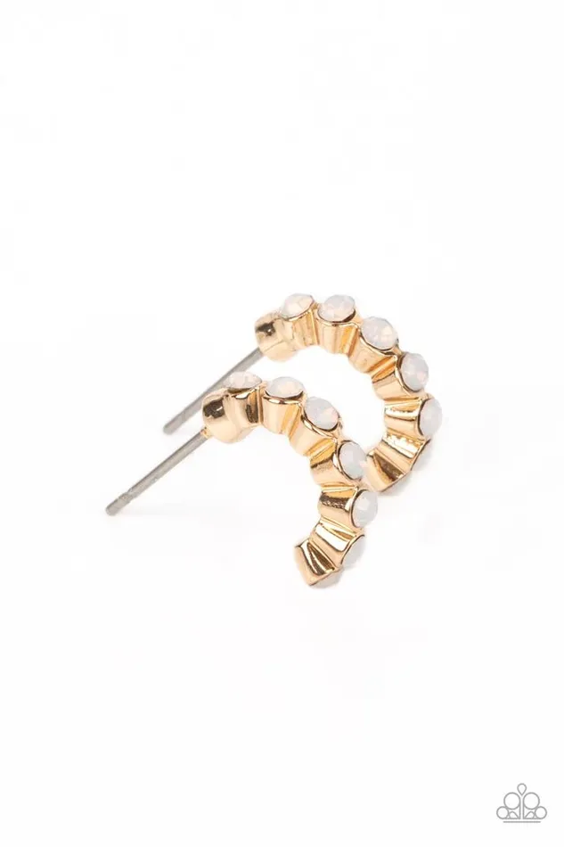 Paparazzi Jewelry Earrings Paparazzi Earring Carefree Couture Gold Paparazzi Jewelry Earrings Paparazzi Earring Carefree Couture Gold