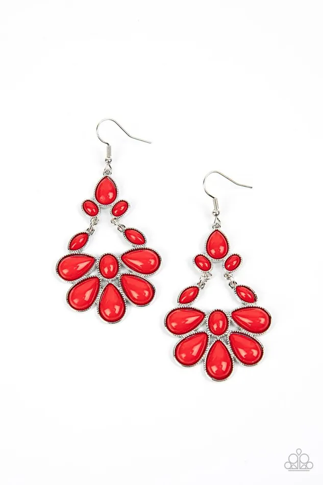 Paparazzi Jewelry Earrings Paparazzi Earring Colorfully Canopy Red Paparazzi Jewelry Earrings Paparazzi Earring Colorfully Canopy Red