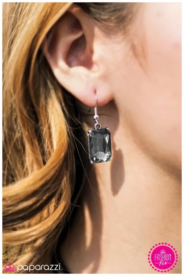 Paparazzi Jewelry Earrings Paparazzi Earring Cover Girl Silver