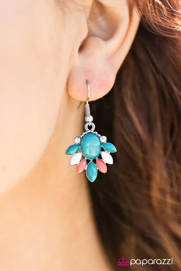 Paparazzi Jewelry Earrings Paparazzi Earring Demurely Demure Multi