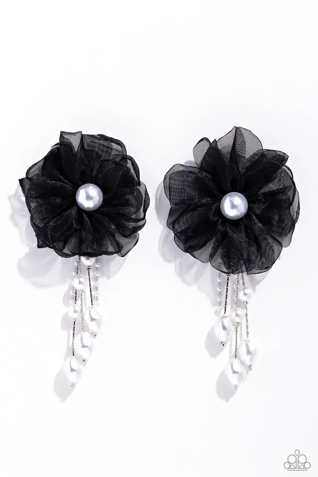 Paparazzi Jewelry Earrings Paparazzi Earring Dripping in Decadence Black Paparazzi Jewelry Earrings Paparazzi Earring Dripping in Decadence Black