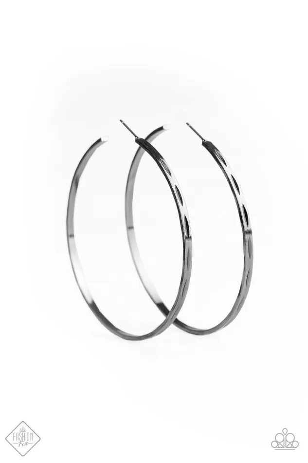 Paparazzi Jewelry Earrings Paparazzi Earring Full On Radical Black Paparazzi Jewelry Earrings Paparazzi Earring Full On Radical Black