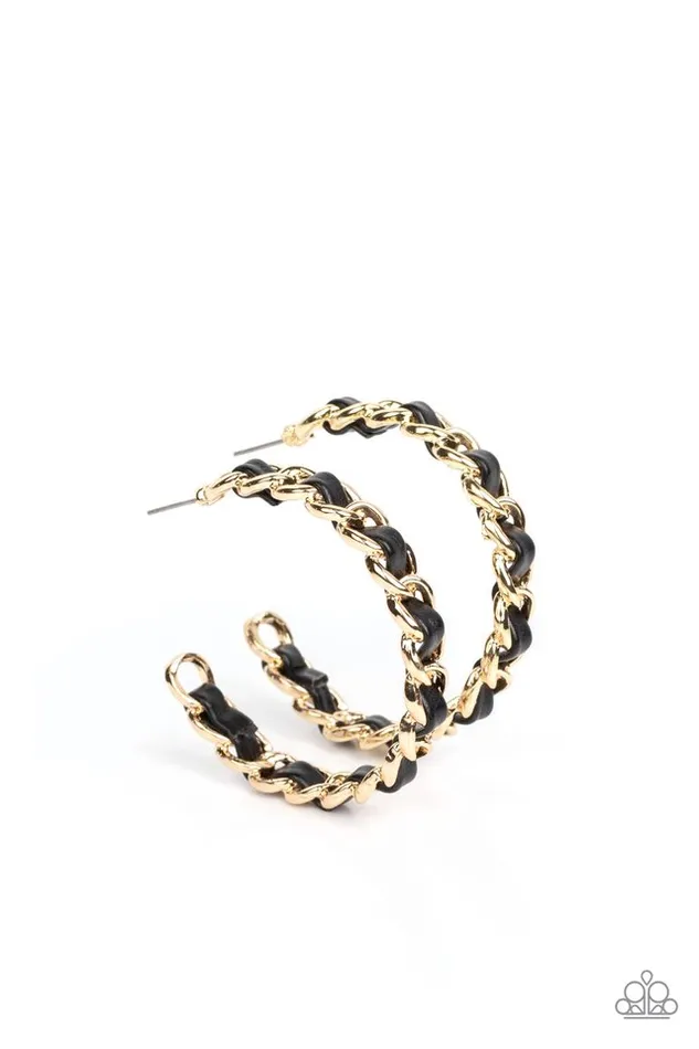 Paparazzi Jewelry Earrings Paparazzi Earring Industrial Incantation Gold Paparazzi Jewelry Earrings Paparazzi Earring Industrial Incantation Gold