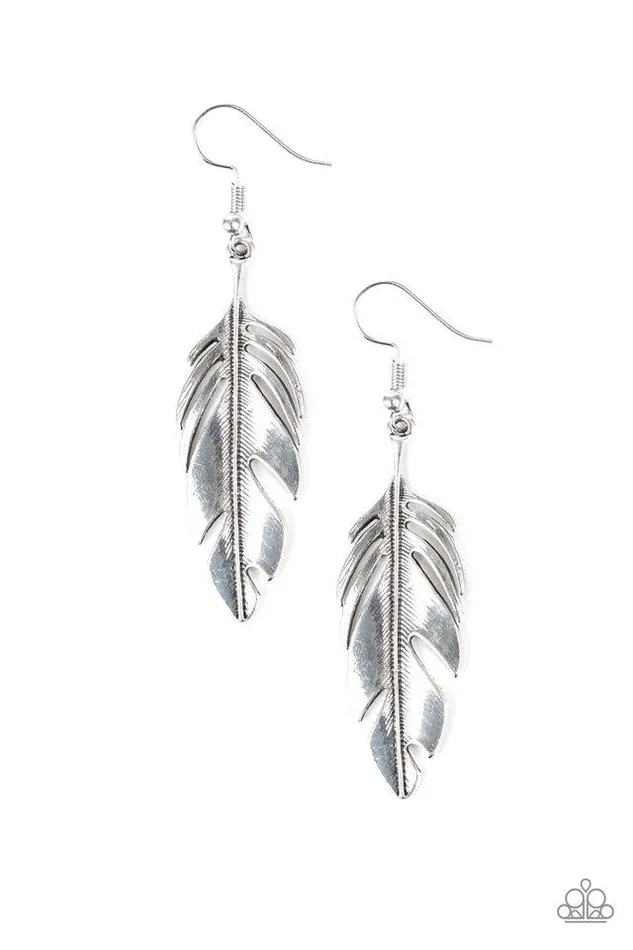 Paparazzi Jewelry Earrings Paparazzi Earring Lookin Fly Silver