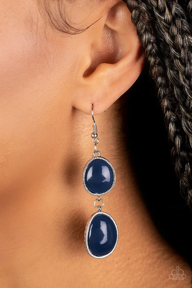 Paparazzi Jewelry Earrings Paparazzi Earring Mediterranean Myth Blue