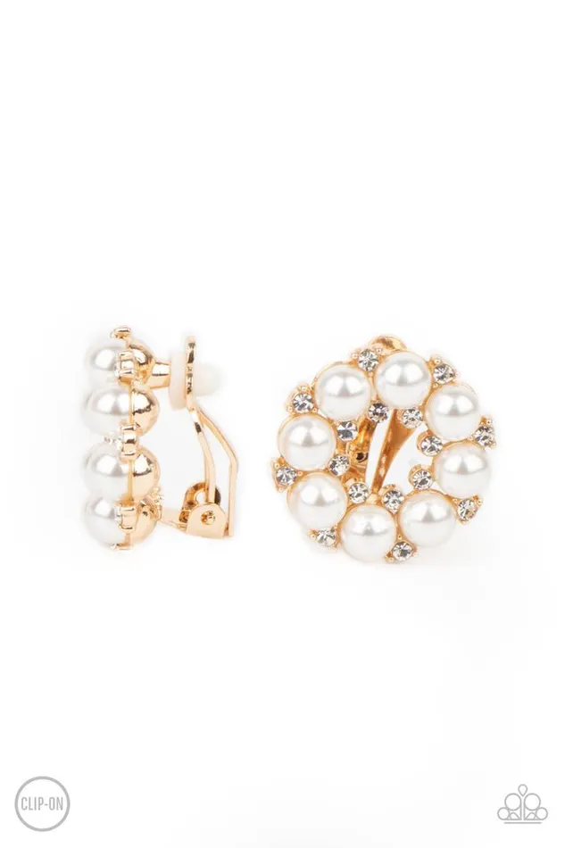 Paparazzi Jewelry Earrings Paparazzi Earring Roundabout Ritz Gold Paparazzi Jewelry Earrings Paparazzi Earring Roundabout Ritz Gold
