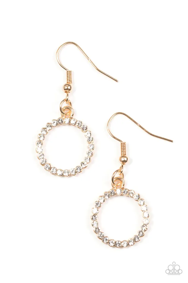 Paparazzi Jewelry Earrings Paparazzi Earring Runway Glam Gold