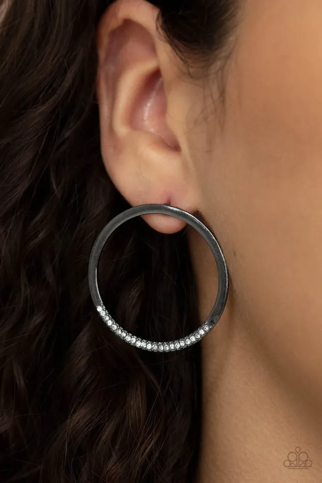 Paparazzi Jewelry Earrings Paparazzi Earring Spot On Opulence Black