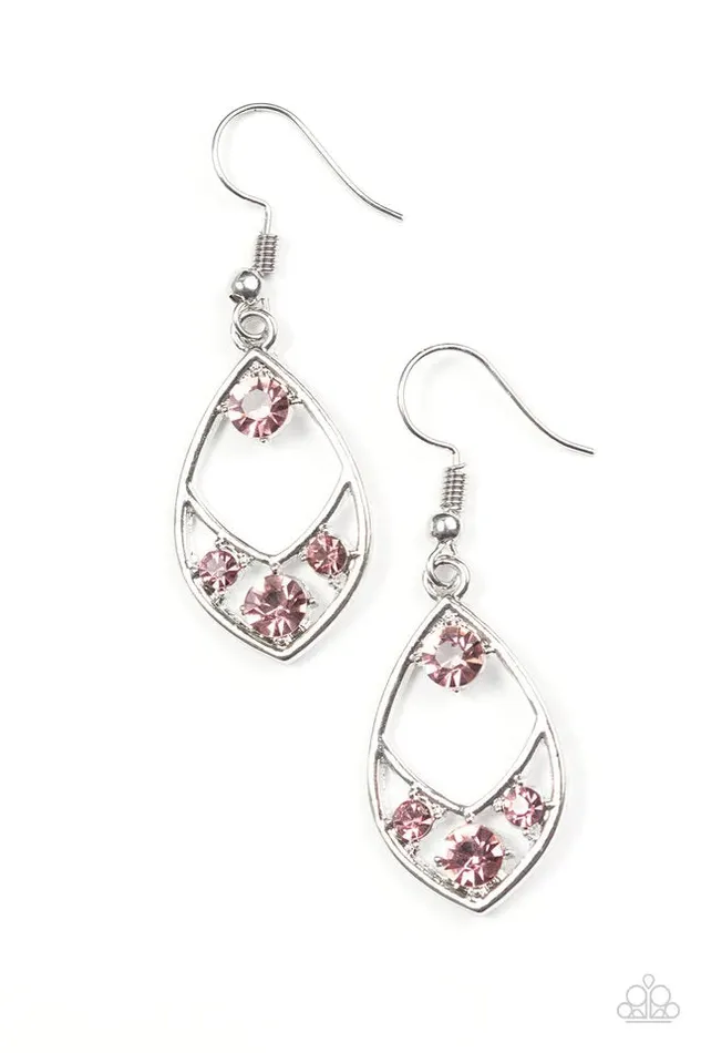 Paparazzi Jewelry Earrings Paparazzi Earring Superior Sparkle Purple