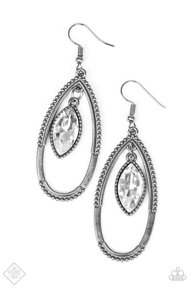 Paparazzi Jewelry Earrings Paparazzi Earring Top Rank Black