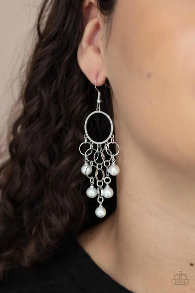 Paparazzi Jewelry Earrings Paparazzi Earring When Life Gives You Pearls White