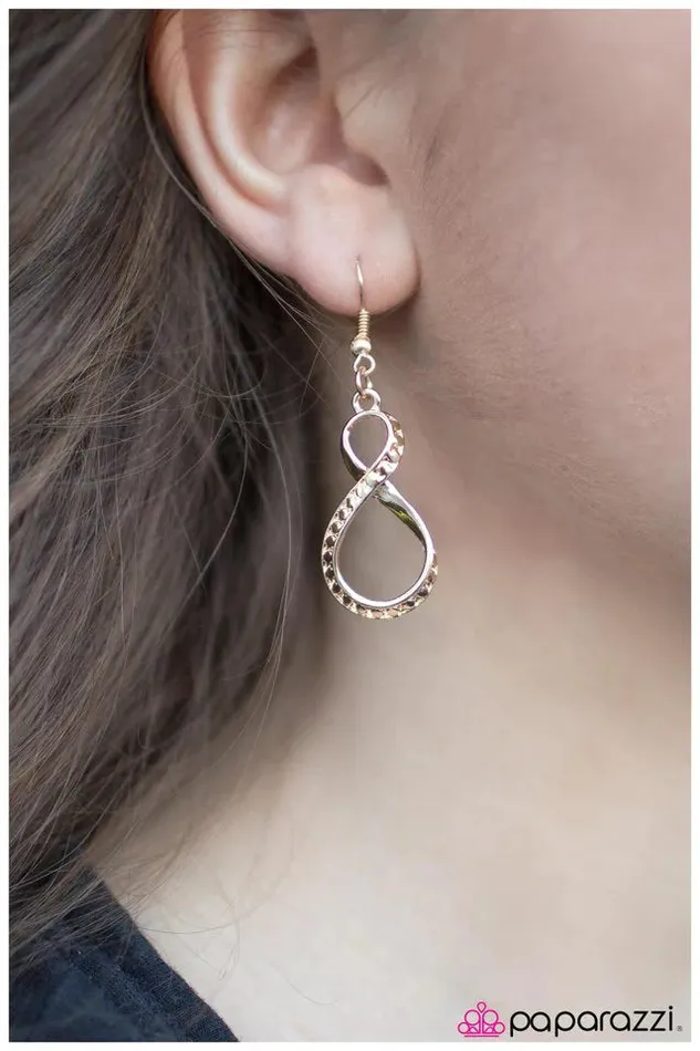 Paparazzi Jewelry Earrings Paparazzi Earring Without Further Ado Gold
