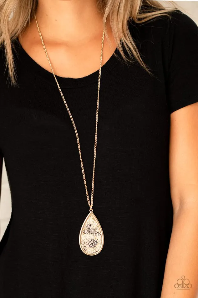 Paparazzi Jewelry Necklaces Paparazzi Necklace Artificial Animal Gold