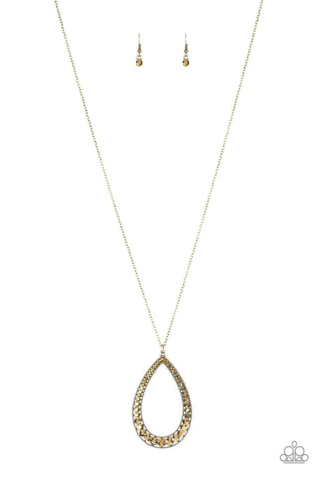 Paparazzi Jewelry Necklaces Paparazzi Necklace Big Ticket Twinkle Brass