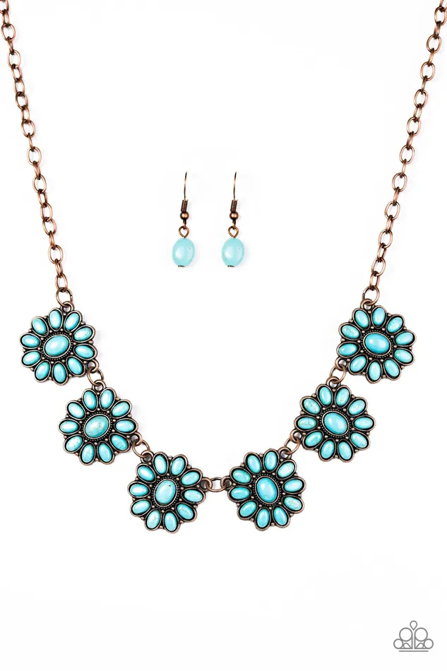 Paparazzi Jewelry Necklaces Paparazzi Necklace Blooming Dunes Copper