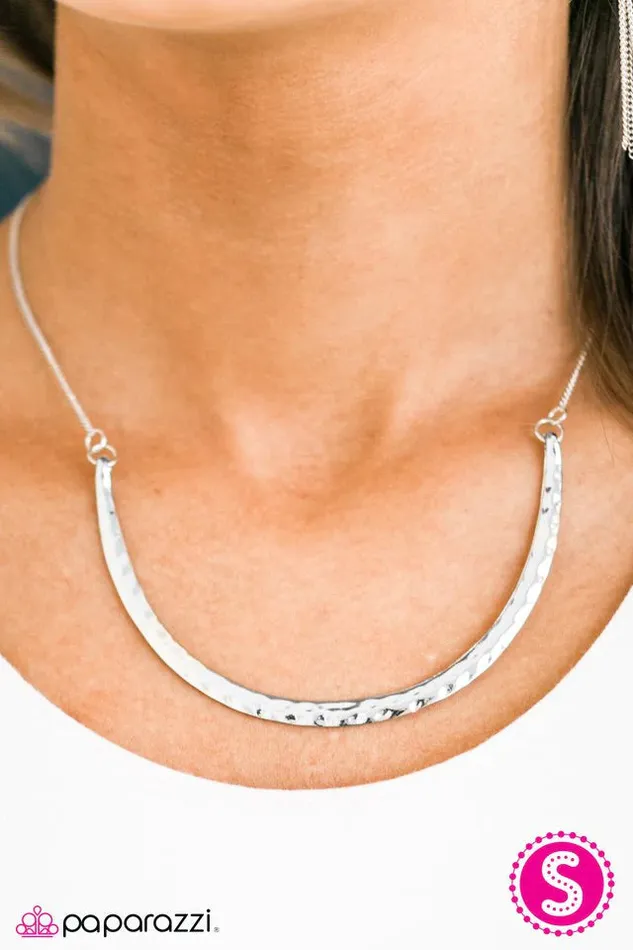 Paparazzi Jewelry Necklaces Paparazzi Necklace BullHeaded Silver