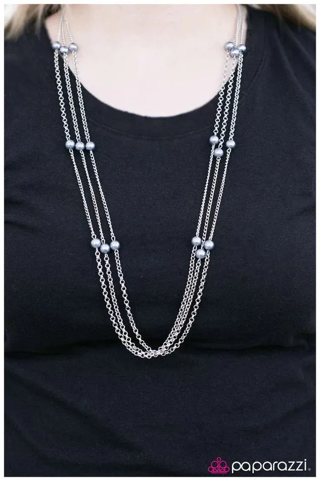 Paparazzi Jewelry Necklaces Paparazzi Necklace Carry On Silver
