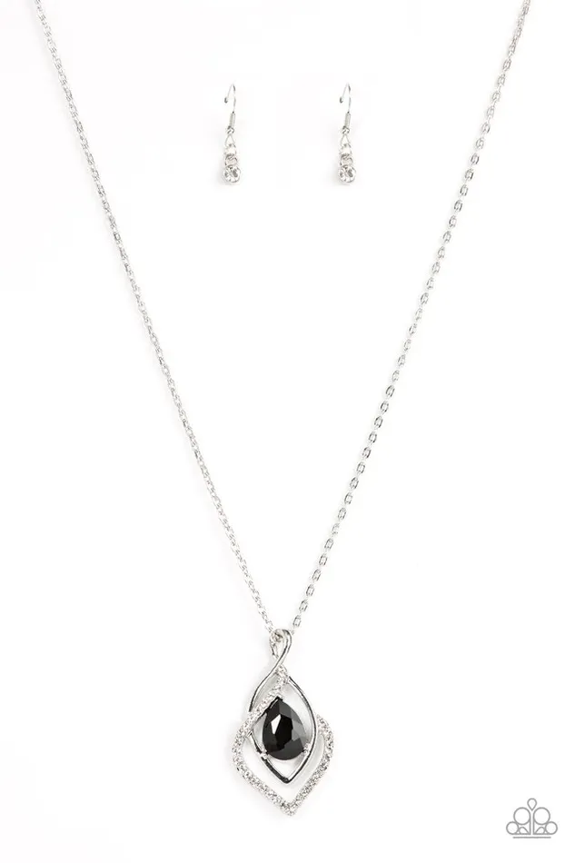 Paparazzi Jewelry Necklaces Paparazzi Necklace Dauntless Demure Black Paparazzi Jewelry Necklaces Paparazzi Necklace Dauntless Demure Black