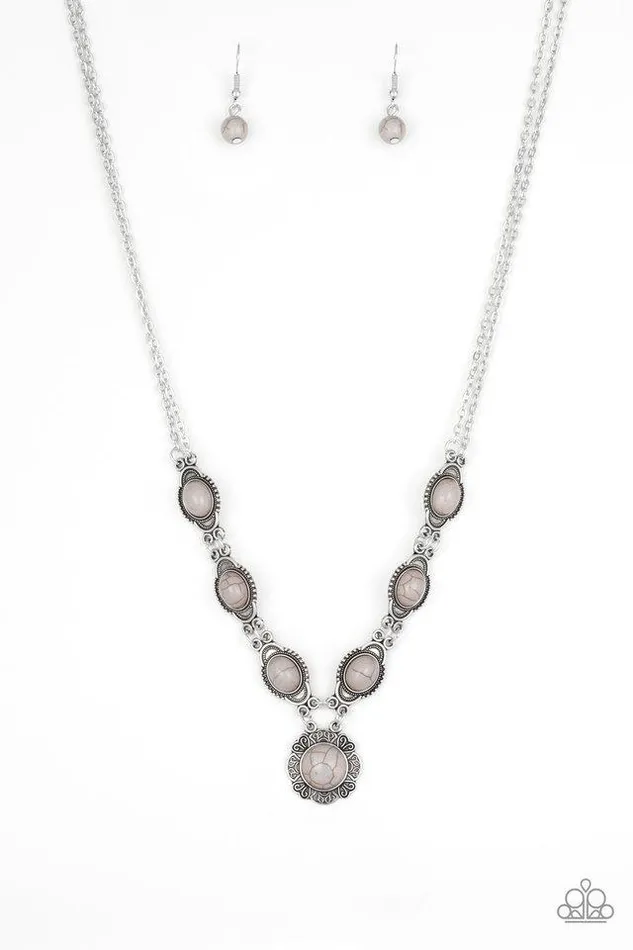 Paparazzi Jewelry Necklaces Paparazzi Necklace Desert Dreamin Silver