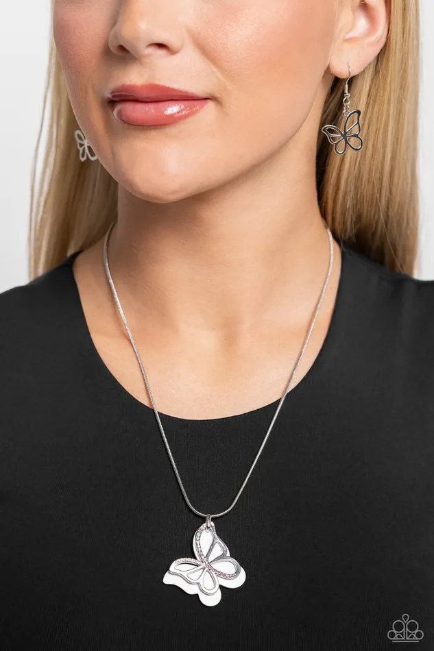Paparazzi Jewelry Necklaces Paparazzi Necklace Detailed Dance White