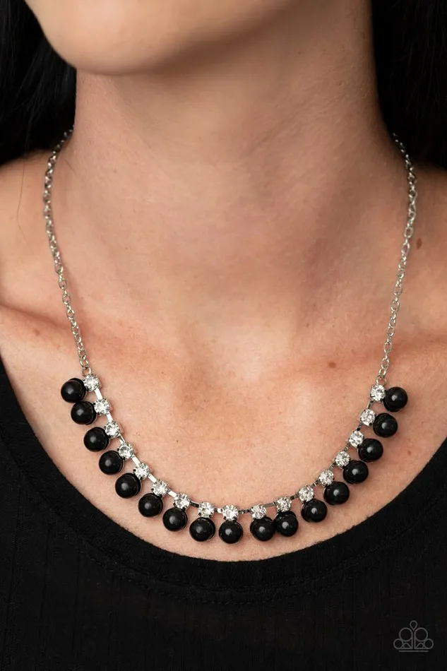 Paparazzi Jewelry Necklaces Paparazzi Necklace Frozen in TIMELESS Black