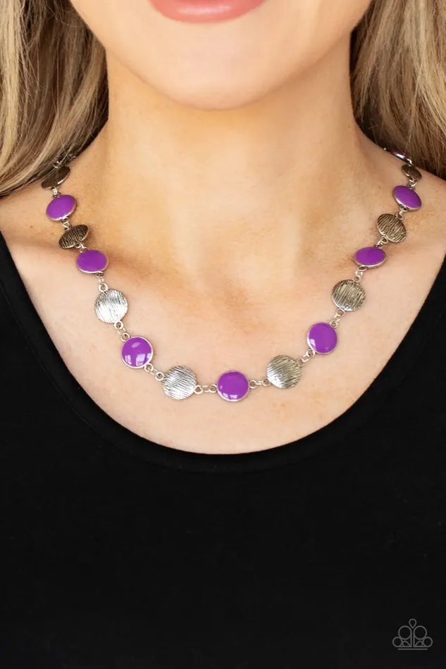 Paparazzi Jewelry Necklaces Paparazzi Necklace Harmonizing Hotspot Purple