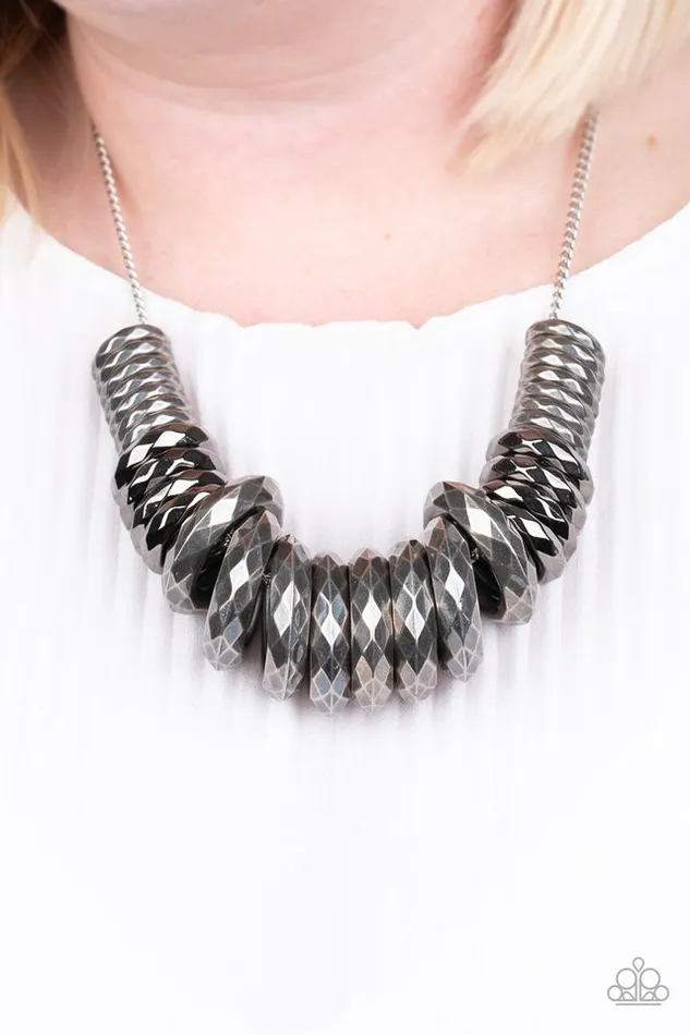 Paparazzi Jewelry Necklaces Paparazzi Necklace Haute Hardware Silver