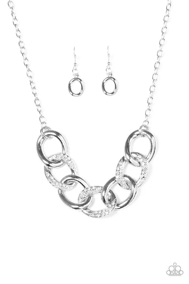 Paparazzi Jewelry Necklaces Paparazzi Necklace Here To SLAY White
