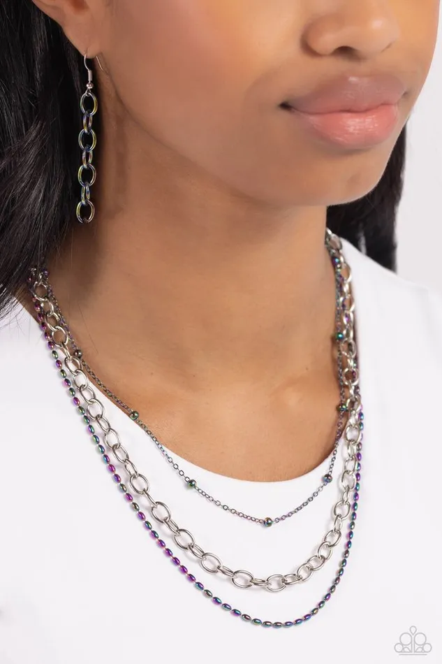 Paparazzi Jewelry Necklaces Paparazzi Necklace Mardi Gras Mayhem Multi