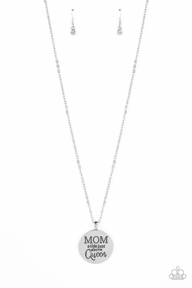 Paparazzi Jewelry Necklaces Paparazzi Necklace Mother Dear White