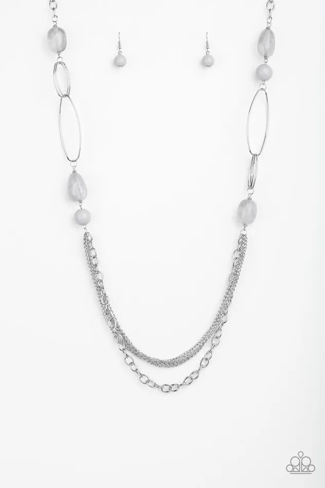 Paparazzi Jewelry Necklaces Paparazzi Necklace Pleasant Promenade Silver Paparazzi Jewelry Necklaces Paparazzi Necklace Pleasant Promenade Silver