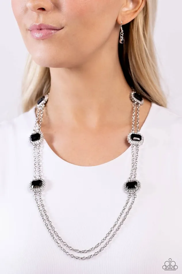 Paparazzi Jewelry Necklaces Paparazzi Necklace Pocketful of Sunshine Black