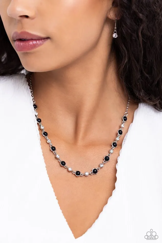 Paparazzi Jewelry Necklaces Paparazzi Necklace Pronged Passion Black