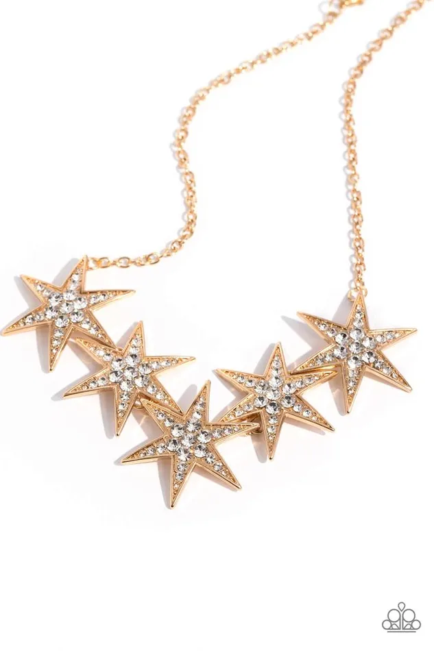 Paparazzi Jewelry Necklaces Paparazzi Necklace Rockstar Ready Gold Paparazzi Jewelry Necklaces Paparazzi Necklace Rockstar Ready Gold