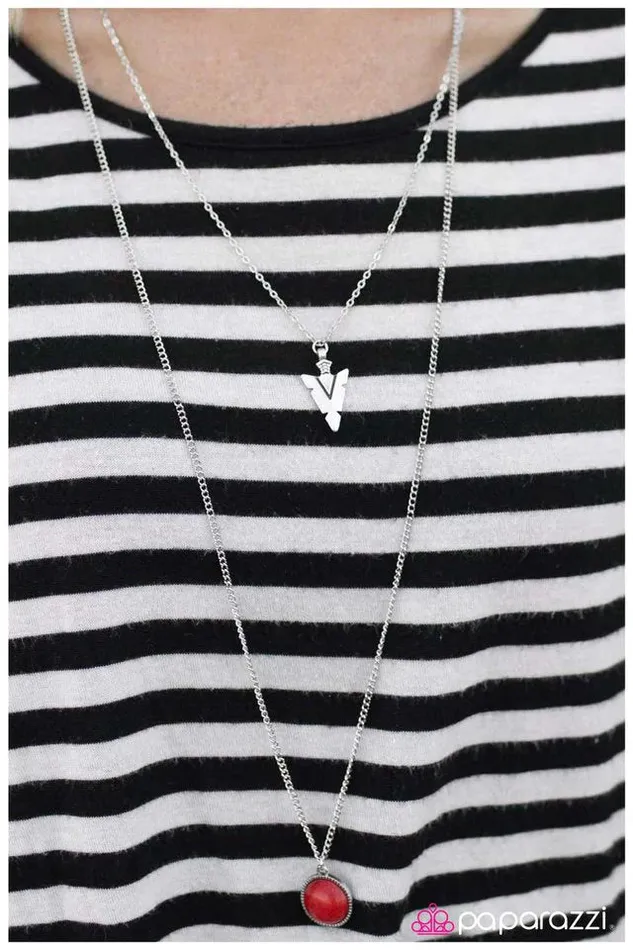 Paparazzi Jewelry Necklaces Paparazzi Necklace Southern Style Red