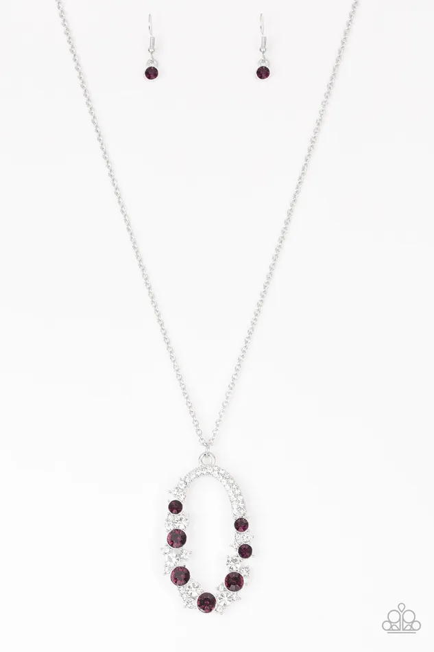 Paparazzi Jewelry Necklaces Paparazzi Necklace Spotlight Social Purple