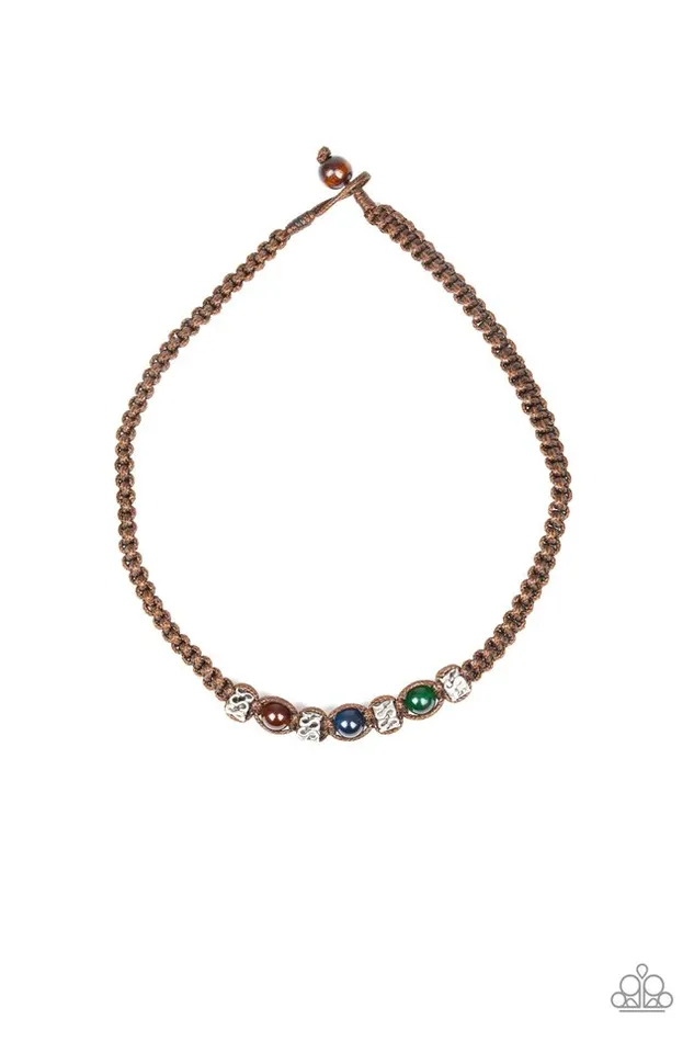 Paparazzi Jewelry Necklaces Paparazzi Necklace The Great ALP Brown Paparazzi Jewelry Necklaces Paparazzi Necklace The Great ALP Brown