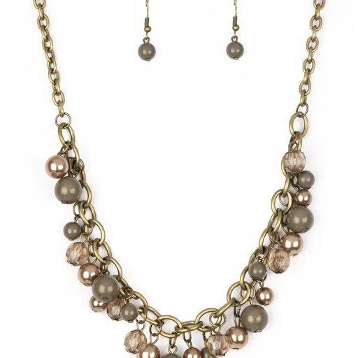 Paparazzi Jewelry Necklaces Paparazzi Necklace The GRIT Crowd Green